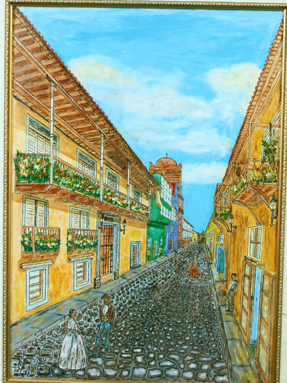 Calle Colonial Cartajena (Colombia) 