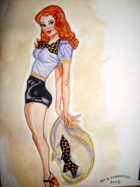 Chica pin up