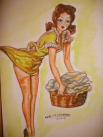 Chica pin up