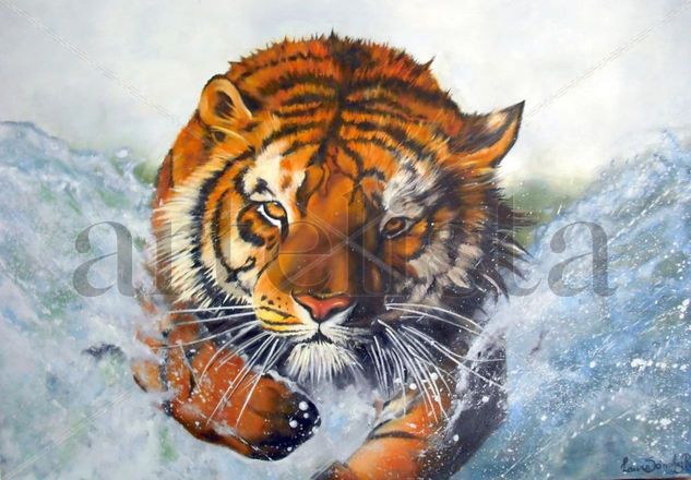 Potencia Oil Canvas Animals