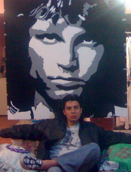 Jim Morrison Arte Pop Others Panel Portrait