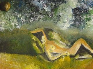 La noche nos pervierte Acrylic Card Nude Paintings