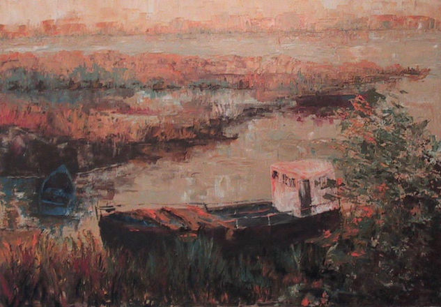 Rincón del Paraná Oil Canvas