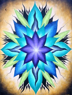Mandala II Acrílico Lienzo Paisaje