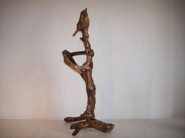 EL extraterrestre Wood Figurative