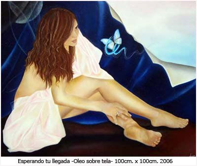 Esperando tu llegada Oil Canvas Others