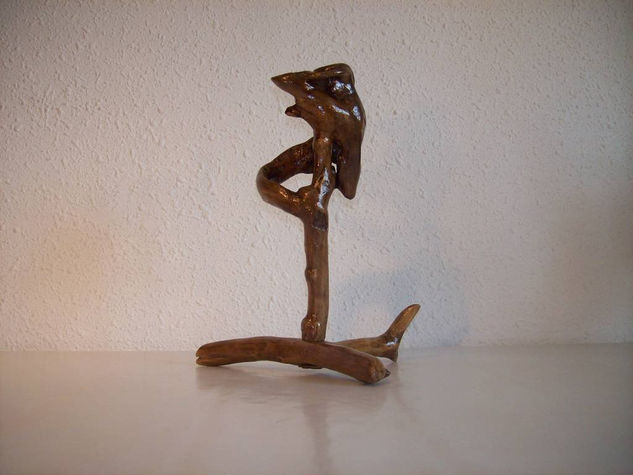 El raton enamorado Wood Abstract