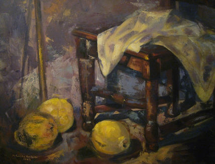Silla y membrillos