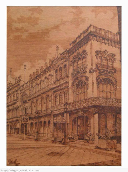 Calle de Triana, Vegueta Etching Process