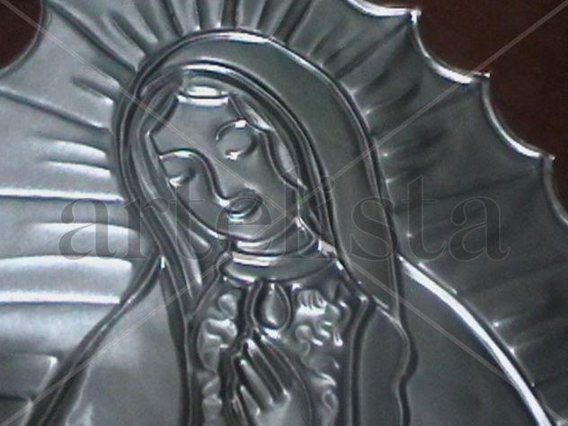 Virgen de Guadalupe repujado