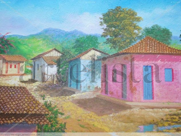 Tipico Oil Canvas Landscaping