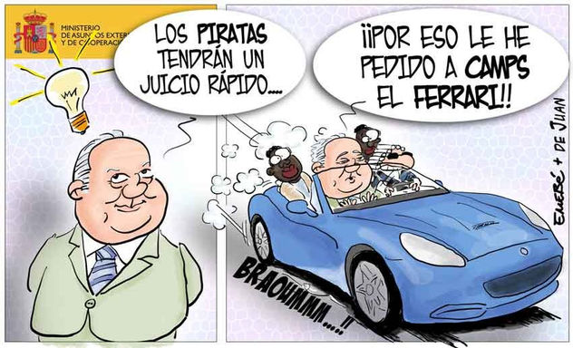 Juicio rápido a los piratas, según Moratinos
