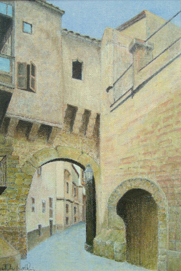 CALLE EN PALMA DE MAJORCA Acrylic Paper Others