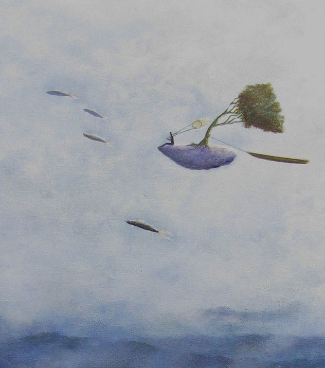 detalle de el pescador de el viento
