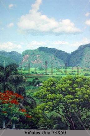 ´´viñales´´1 Óleo Lienzo Paisaje