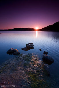 Amanece en el embalse