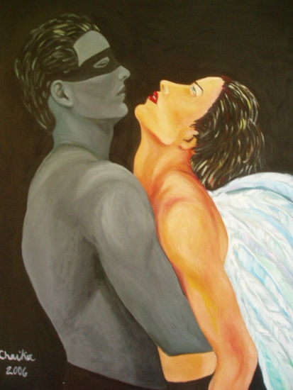 RAPTO DE  ANGEL Oil Canvas