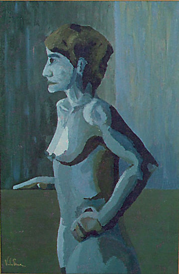 Figura de Mujer Oil Canvas Figure Painting