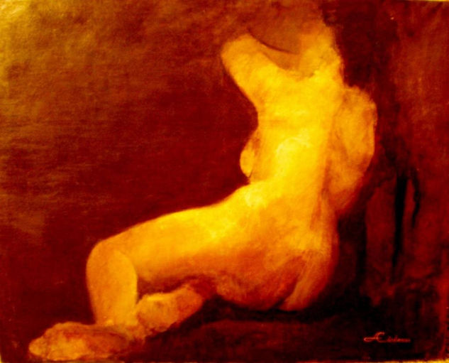 Desnudo III Óleo Lienzo Desnudos