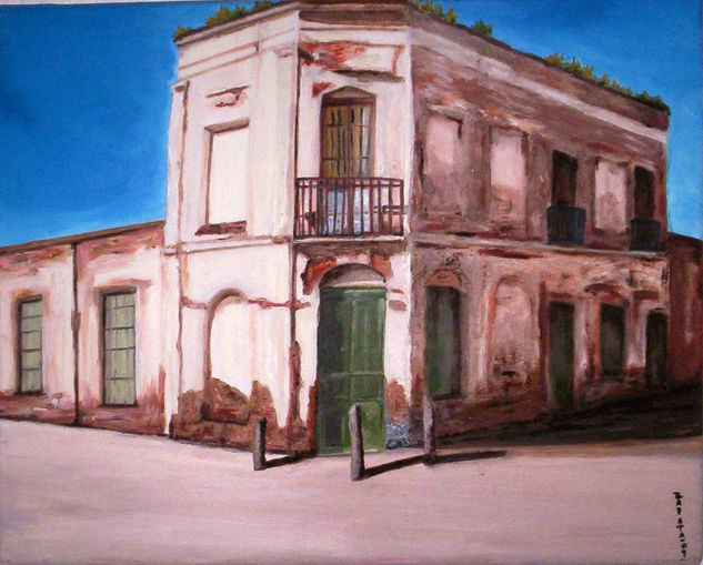 LA ESQUINA DE ARECO Mixed media Canvas Landscaping