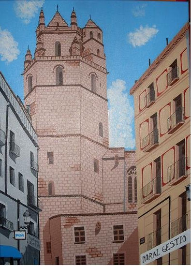 Prioral de Sant Pere Acrylic Canvas Landscaping