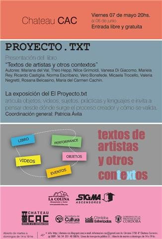 Textos de artistas...