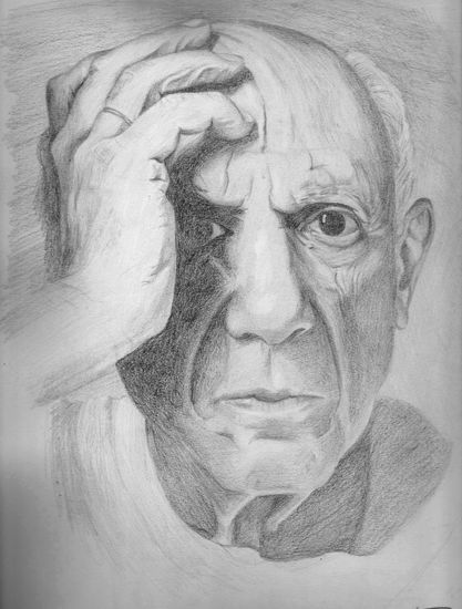 Picasso. Charcoal