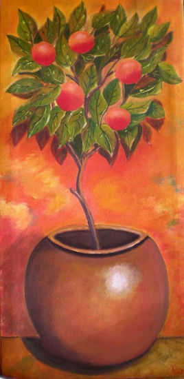 Naranjero Acrylic Canvas Still Life Paintings