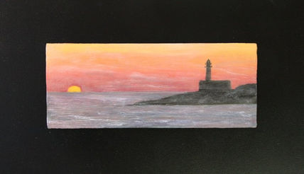 Atardeceder en el faro