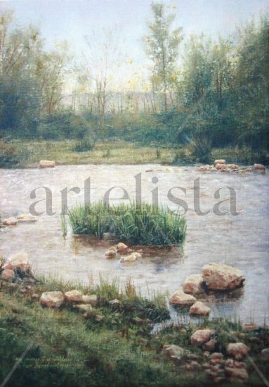 ...ese momento al atardecer. Oil Canvas Landscaping