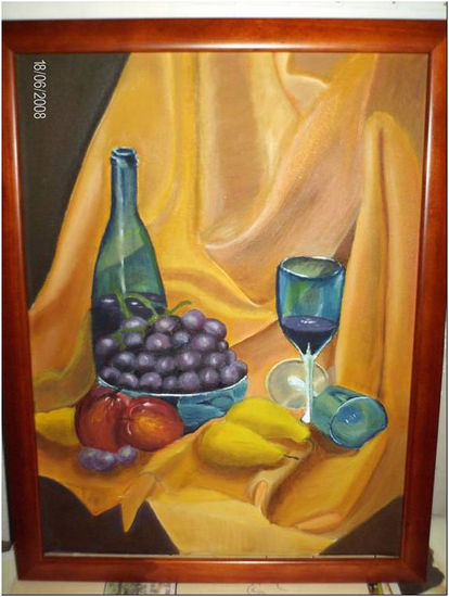 Almuerzo de frutas Oil Canvas Landscaping