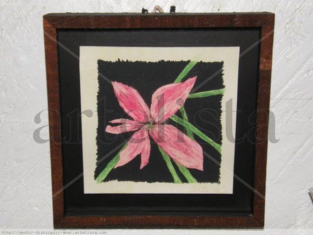 flores acuarela 9 Watercolour Glass Floral Painting