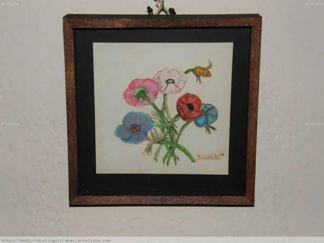 flores acuarela 1