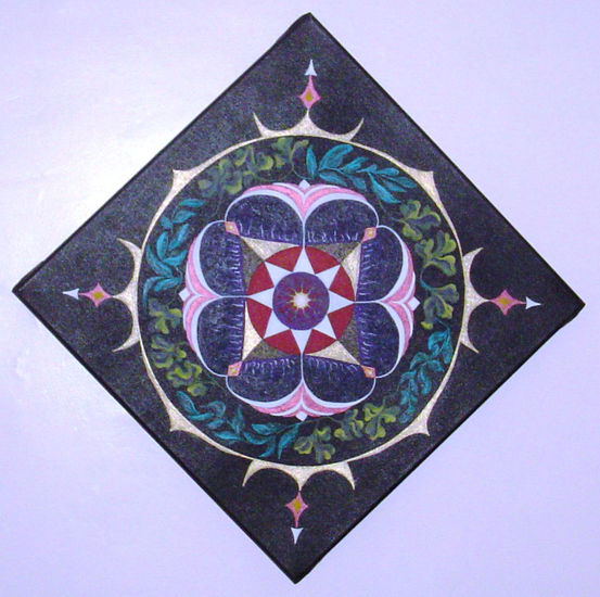 Mandala: La Corona de la Madre-Naturaleza Acrylic Canvas Others