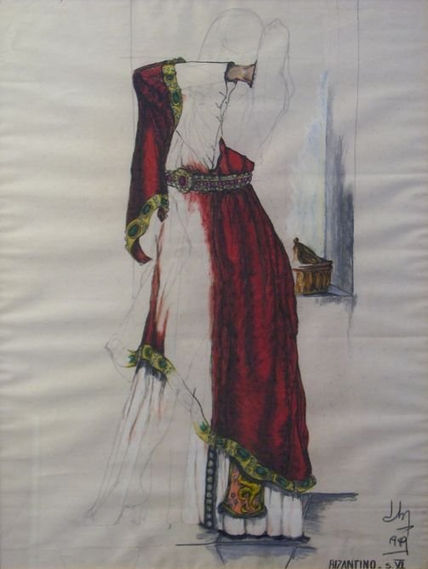 serie trajes BIZANTINO