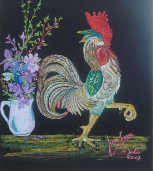 GALLO Y FLORES