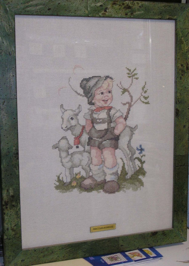 Niño con ovejas
