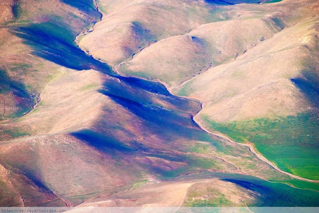 Imagen desde el cielo a la oreografía de Marruecos Naturaleza Color (Digital)