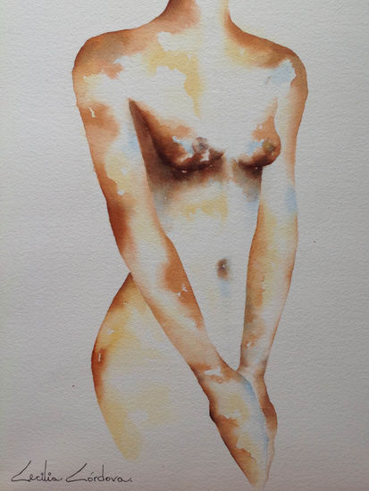 Paz Watercolour Paper Figure Painting