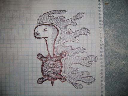 Tortuga en llamas