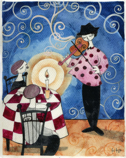 cena con violín II