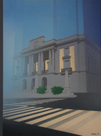 gobierno civil Acrylic Canvas Landscaping