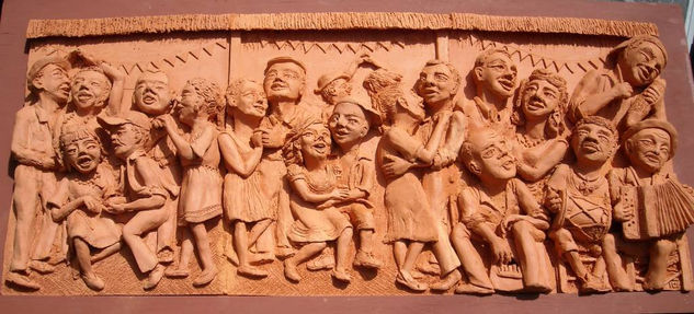 Fiesta "Perico Ripiao" Terracotta Figurative