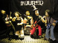 Injured hard rock