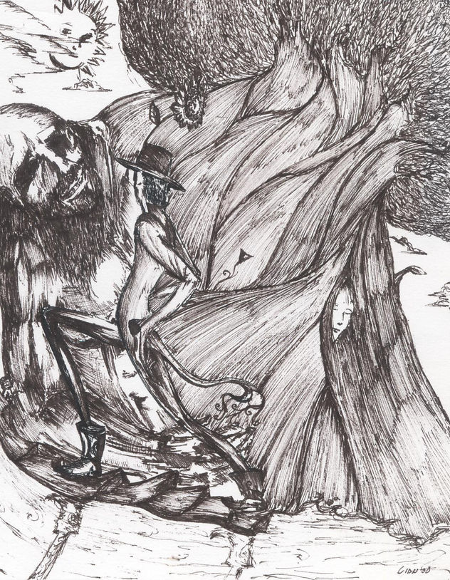 walking in the forest