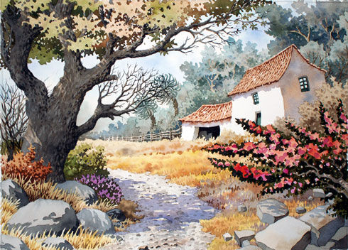 La Casa Rural Watercolour Others