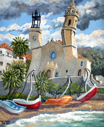 Sitges Oil Canvas