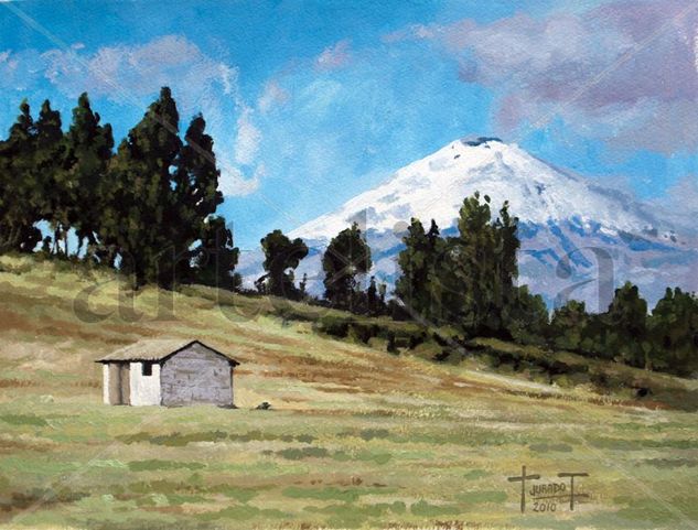 Altar of the Moon, Cotopaxi Acrylic Canvas Landscaping