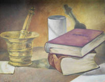 Mortero y libros