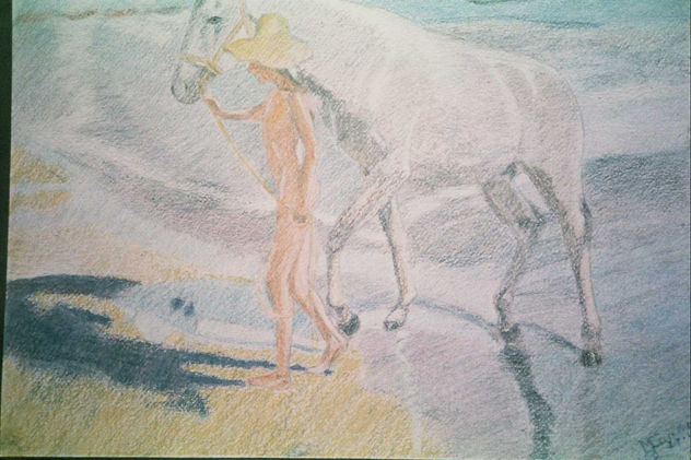 caballo y niño